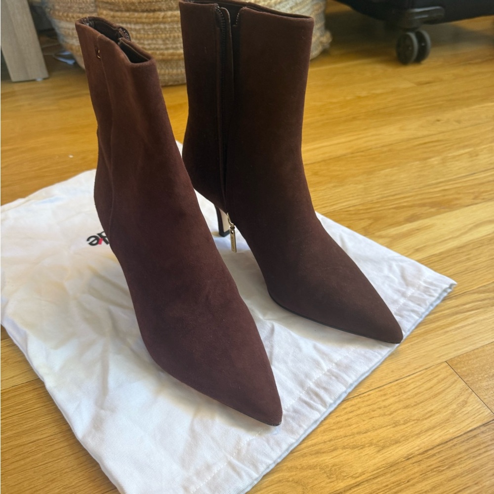 Larroude Suede Bootie